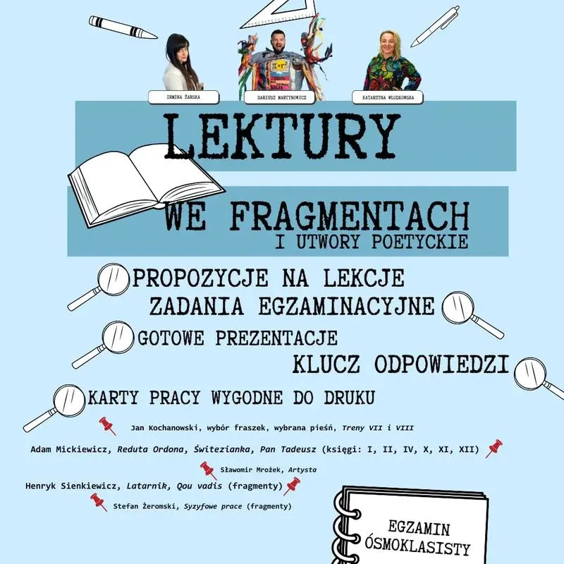 Jakie lektury mogą pojawić się na egzaminie ósmoklasisty 2026? Sprawdź nasze typy!