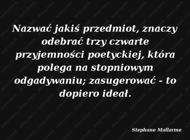 Magia słów: odkryj wiersze Stéphane'a Mallarmé w nowym świetle