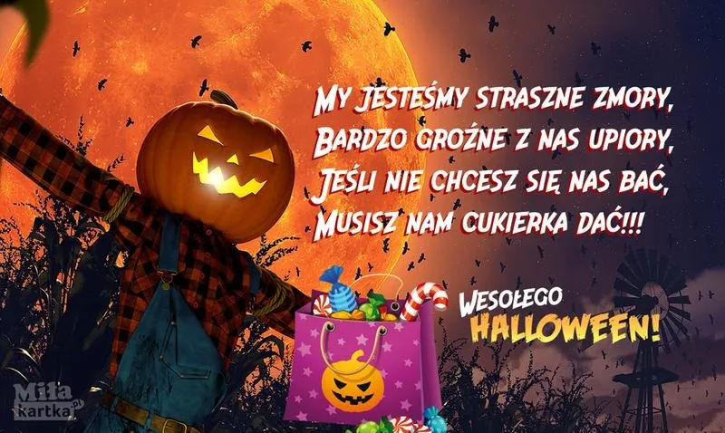 Strasznie wesołe wiersze na Halloween dla dzieci, które rozbawią najmłodszych