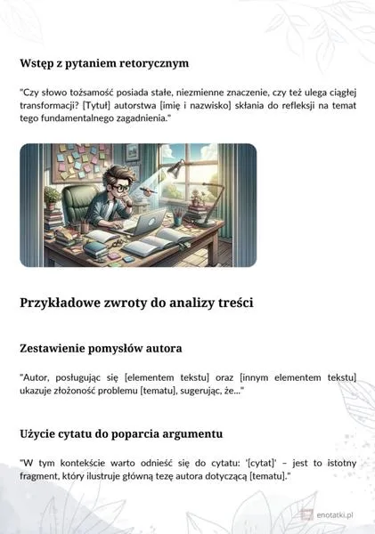 Analiza utworów poetyckich