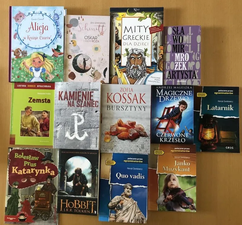 Lektury na egzamin ósmoklasisty