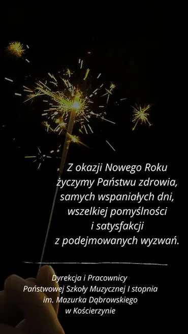 Osobiste życzenia noworoczne