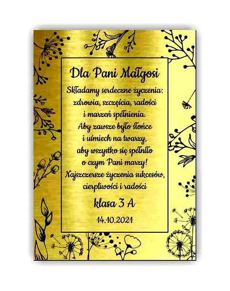 Prezent na Dzień Nauczyciela