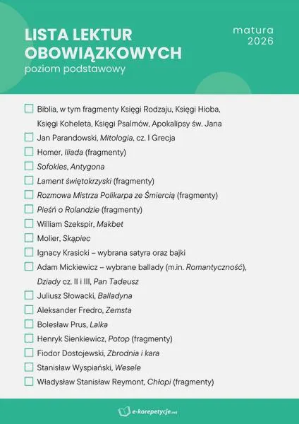 Przygotowanie do matury