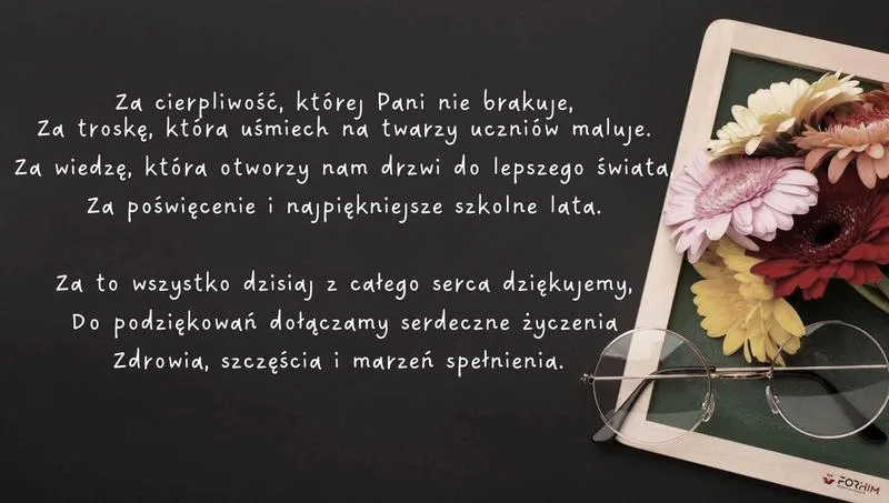 Wiersze dla nauczycieli