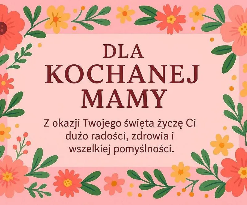 Wiersze na Dzień Matki